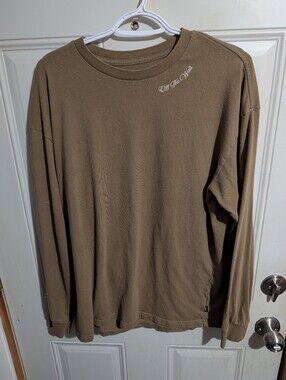 Vans Men's Long Sleeve Crewneck Shirt - Brown